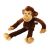 Multipet Swingin' Safari Monkey Plush Dog Toy
