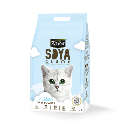 Kit Cat Soybean Cat Litter Soya Clump Kitten Baby Powder 7L