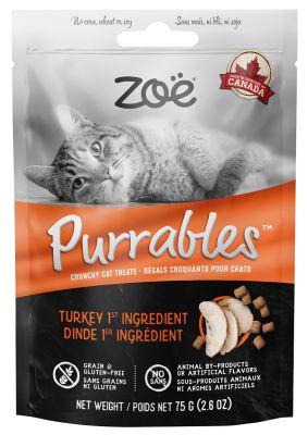 Zoe Purrables Turkey Cat Treats 75g