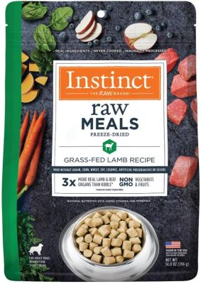 Instinct Raw Meals Grain Free Freeze Dried Lamb Recipe Dry Dog Food