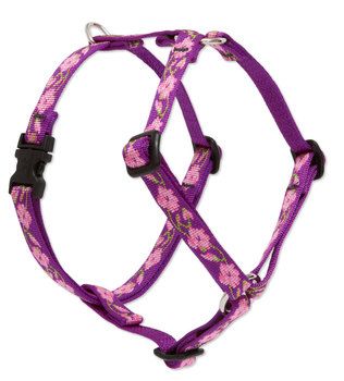 Lupine Originals Roman Style Adjustable Dog Harness - Rose Garden