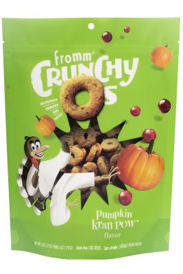 Fromm Crunchy O's Pumpkin Kran Pow Dog Treats - 6oz
