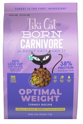 Tiki Cat Born Carnivore Grain-Free Light Turkey Dry Cat Food - 2.8lbs