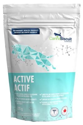Cannabiscuit Canada Active Nutraceutical Supplement with BiovaFlex Soft Chews for Dogs - 224g