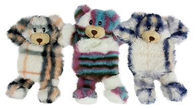 Multipet Minipet Berman Bears Assorted 7" Dog Toy