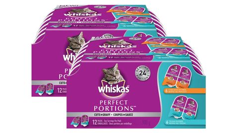 Whiskas Perfect Portions Chicken & Tuna Multipack Wet Cat Food 2x12x2.6oz