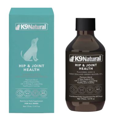 K9 Natural Hip & Joint Health Oil Daily Supplement For Dogs - 175ml