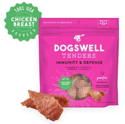 Dogswell Immunity & Defense Chicken Tenders Dog Treat 15oz