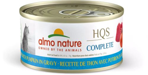 Almo Nature Complete Tuna Recipe with Pumpkin in Gravy Grain-Free Canned Cat Food 24x2.47oz