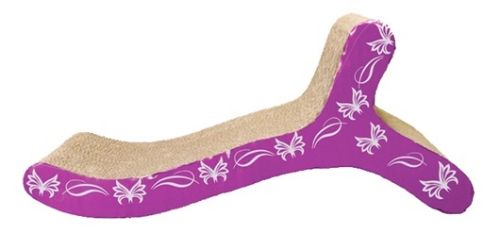 Catit Pattern Scratcher w/ catnip-Butterfly