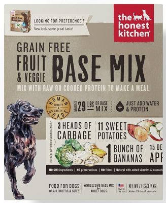 The Honest Kitchen Grain-Free Fruit & Veggie Dehydrated Base Mix for Dogs