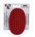 Le Salon Essentials Dog Rubber Grooming Brush with Loop Handle, Red