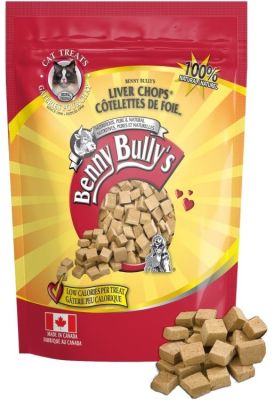 Benny Bully's Liver Chops Original Cat Treats 25g