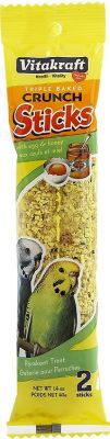 Vitakraft Triple Baked Egg & Honey Crunch Sticks Parakeet Treats - 1.4oz