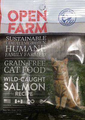 Open Farm Grain-Free Wild Caught Salmon Dry Cat Food - Sample