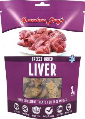 Grandma Lucy's Freeze-Dried Singles Liver Dog & Cat Treats 3oz