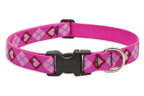 Lupine Originals Pattern Adjustable Dog Collar - Puppy Love