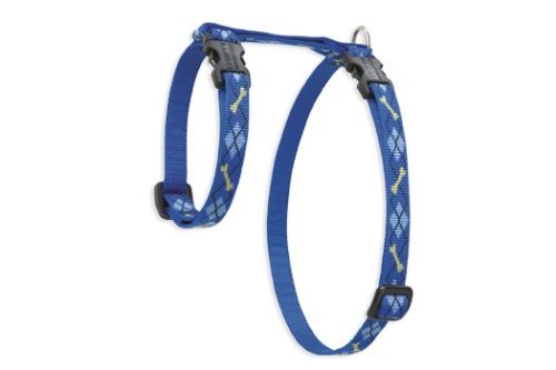 Lupine Originals Pattern H-Style Adjustable Cat Harness - Dapper Dog