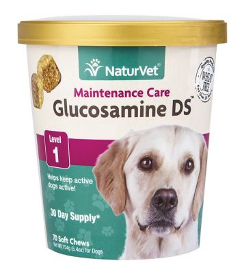 NaturVet Glucosamine DS Level 1 Soft Chew for Dogs