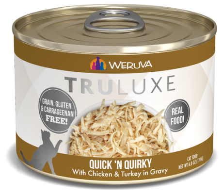 Weruva Truluxe Quick 'N Quirky with Chicken & Turkey in Gravy Canned Cat Food