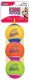 KONG Squeakair Birthday Balls Dog Toy - Assorted colors (3-pack)