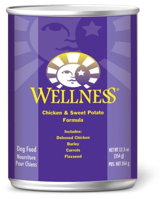 Wellness Complete Health Chicken & Sweet Potato Formula Canned Dog Food-12 x 12.5oz