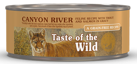 Taste of the Wild Canyon River with Trout and Salmon in Gravy Grain-Free Canned Cat Food 24x5.5oz