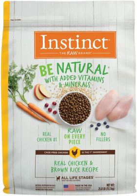 Instinct Be Natural Chicken and Brown Rice Recipe Dry Dog Food