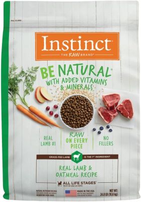 Instinct Be Natural Lamb and Oatmeal Recipe Dry Dog Food