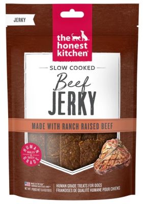 The Honest Kitchen Slow Cooked Beef Jerky made with Ranch Raised Beef Human Grade Jerky Dog Treats - 5.6oz