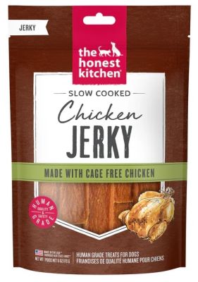 The Honest Kitchen Slow Cooked Chicken Jerky made with Cage Free Chicken Human Grade Jerky Dog Treats - 6oz