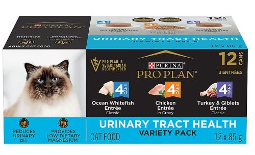 Purina Pro Plan Focus Urinary Tract Health Variety Pack Canned Cat Food-12 x 3oz