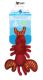 Spunky Pup Clean Earth Plush Lobster Dog Toy