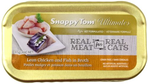 Snappy Tom Ultimates Lean Chicken and Fish Canned Cat Food 12 x 85g