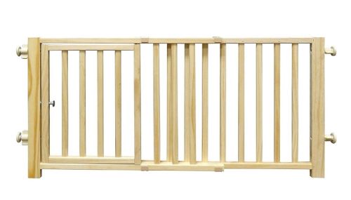 Four Paws Walk-Over Wood Gate w/Door
