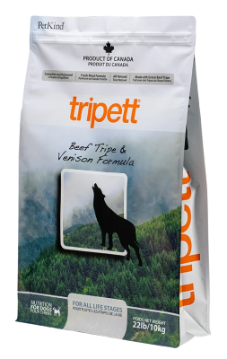 PetKind Tripett Single Animal Protein Beef Tripe & Venison Formula Dry Dog Food
