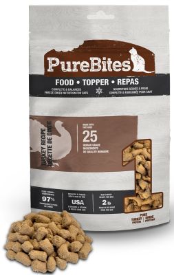 PureBites Freeze-Dried Raw Turkey Cat Food or Topper	