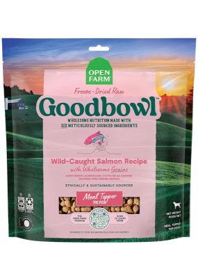 Open Farm Goodbowl Wild-Caught Salmon Recipe with Wholesome Grains Freeze-Dried Raw Dog Food