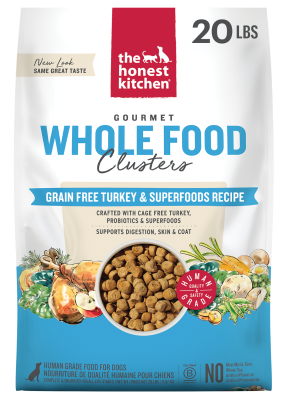 The Honest Kitchen Grain-Free Whole Food Clusters Turkey Dry Dog Food