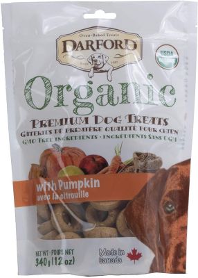 Darford Organic Pumpkin Flavour Dog Treats 