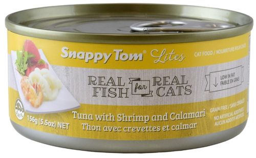 Snappy Tom Lites Tuna with Shrimp & Calamari Canned Cat Food