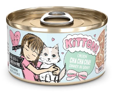 Weruva BFF Kitten Chicken Cha Cha Cha In Gravy Canned Cat Food-12 x 2.8oz