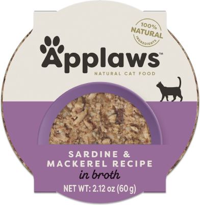 Applaws Sardine with Mackerel in Broth Cat Food Pot 10 x 60g
