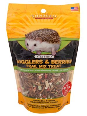 SUNSEED Vita Prima Hedgehog Wigglers & Berries Trail Mix Treat - 2.5oz 