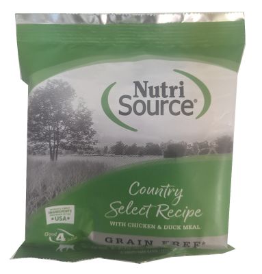 NutriSource Country Select Recipe Chicken & Duck Meal Grain-Free Dry Cat Food - Sample