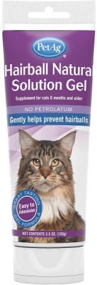 PetAg Hairball Natural Solution Gel for Cats 3.5oz