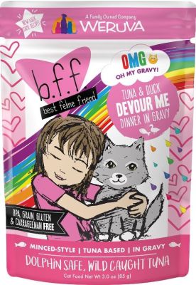 Weruva BFF Tuna & Duck Devour Me Recipe In Gravy Cat Food Pouches