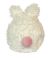 HuggleHounds Squooshie Bunny Ball Plush Dog Toy