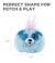 Outward Hound Reversi-Balls Panda Spike Ball Dog Toy