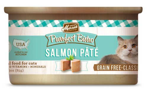 Merrick Purrfect Bistro Grain-Free Classic SALMON Pate Canned Cat Food